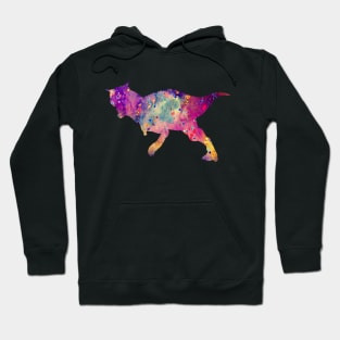 Carnotaurus Dinosaur Watercolor Art Hoodie